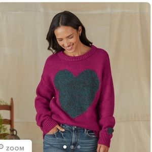 NWT: Cozy Heart Sweater